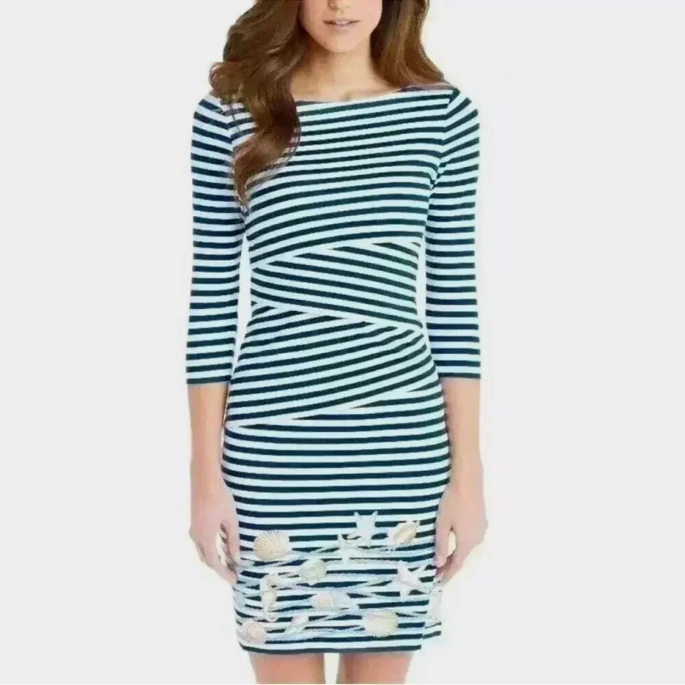 J. McLaughlin Catalina Cloth Nicola Dress sz L #V2